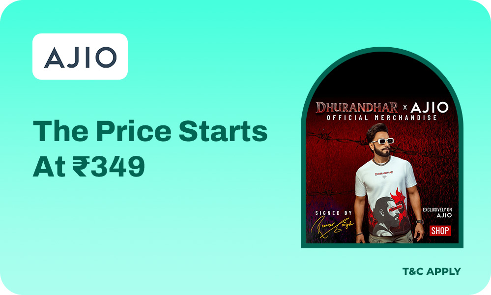Ajio X Dhurandhar Official Merchandise | Starts From Rs.349