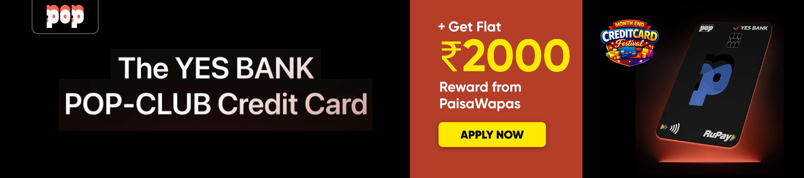 POP Club Credit Card