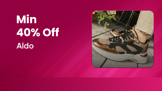 Aldo Footwear Sale | Min 40% Off on Trendy Sneakers & More
