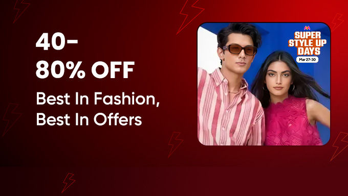 Myntra Style Up Days | Flat 40–80% Off on Top Brands