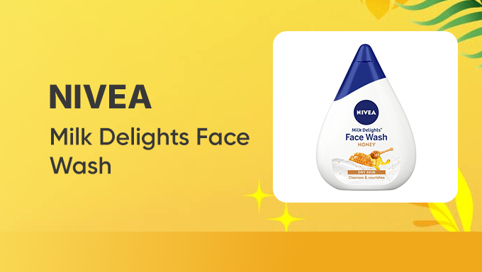 Face Wash | Flat 15% OFF on NIVEA Milk Delights Honey Face Wash for Dry Skin 100ml