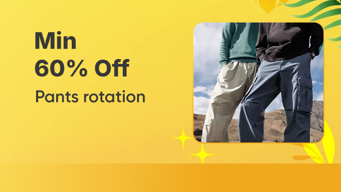 Pants Rotation Picks | Min 60% Off on Stylish Bottomwear