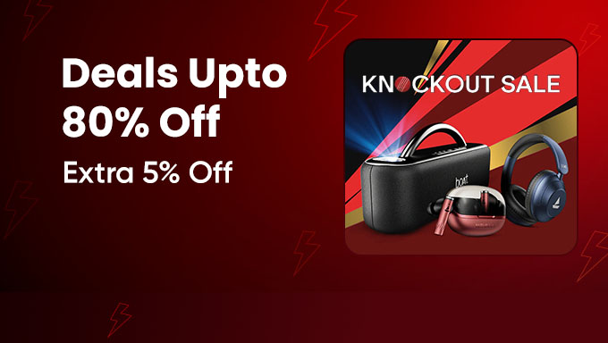 Knockout Sale - Upto 80% OFF On Audio Products
