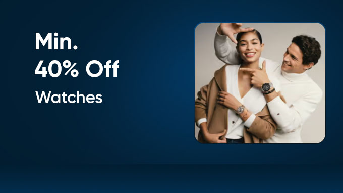 Watch Deals | Min 40% Off on Stylish Timepieces