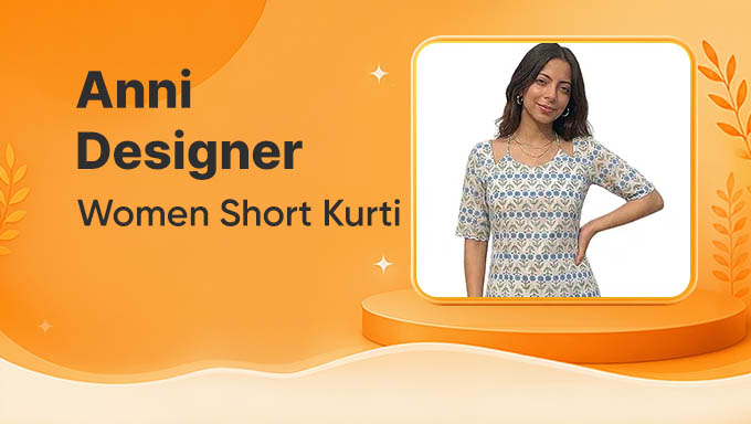 ANNI Designer Short Kurti | Everyday Ethnic Style for Women