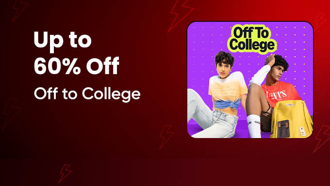 Upto 60% Off On Trendy College Fashion & Accessories 