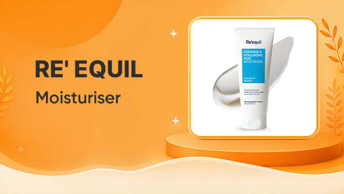Re'equil Ceramide & Hyaluronic Acid Moisturiser | Deep Hydration for Healthy Skin