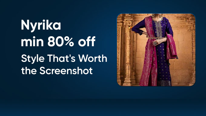 Nyrika Collection | Flat 80% Off on Ethnic Styles