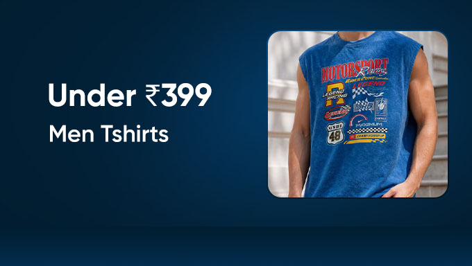 Men's T-Shirts | Trendy Styles Under ₹399
