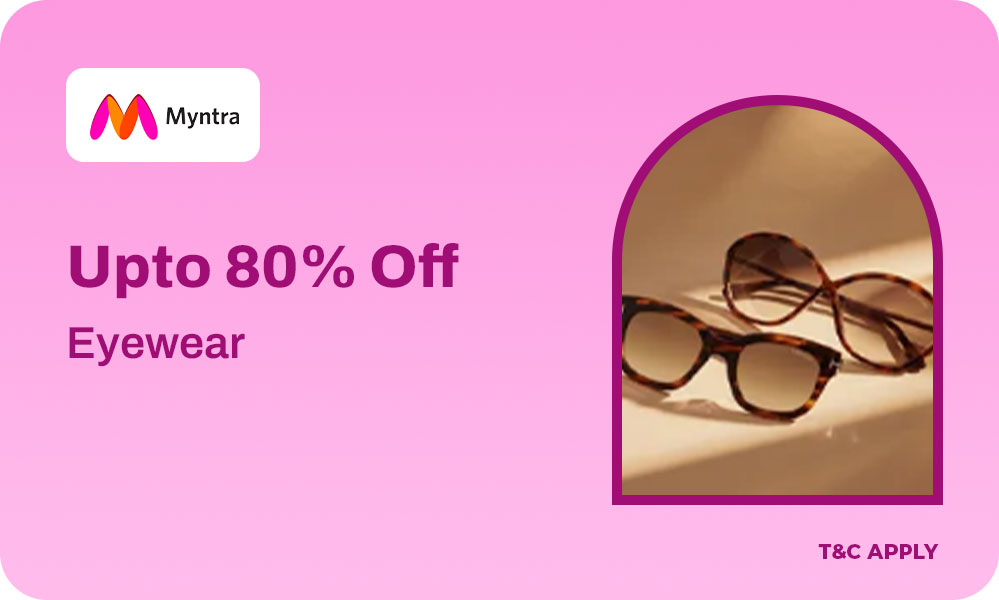 Upto 80% Off On Sunglasses & Frames