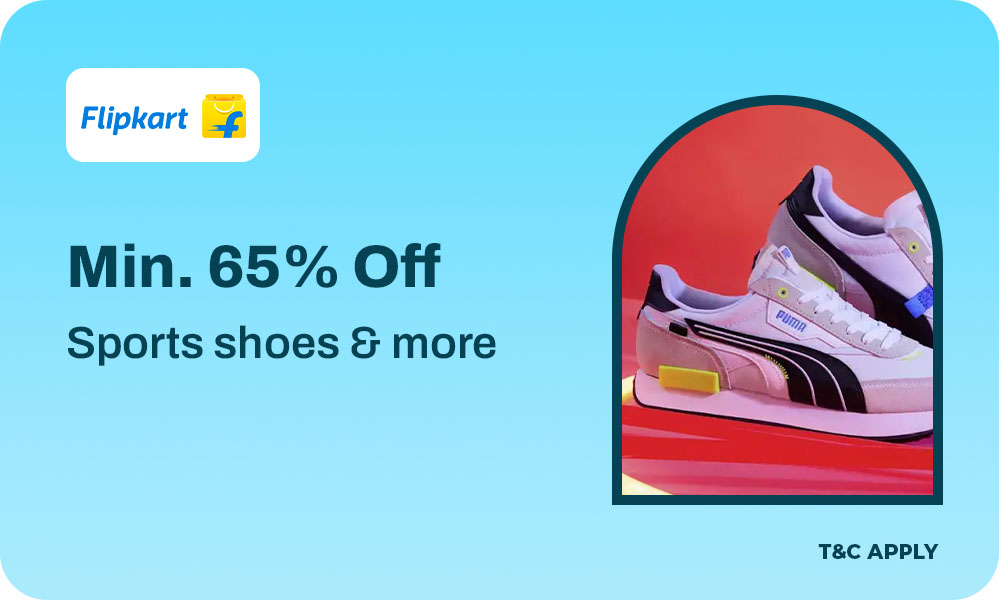 Minimum 65% OFF On Puma & Reebok Sports Shoes Sale