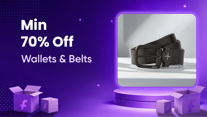 Wallets & Belts Collection | Minimum 70% Off on Premium Accessories