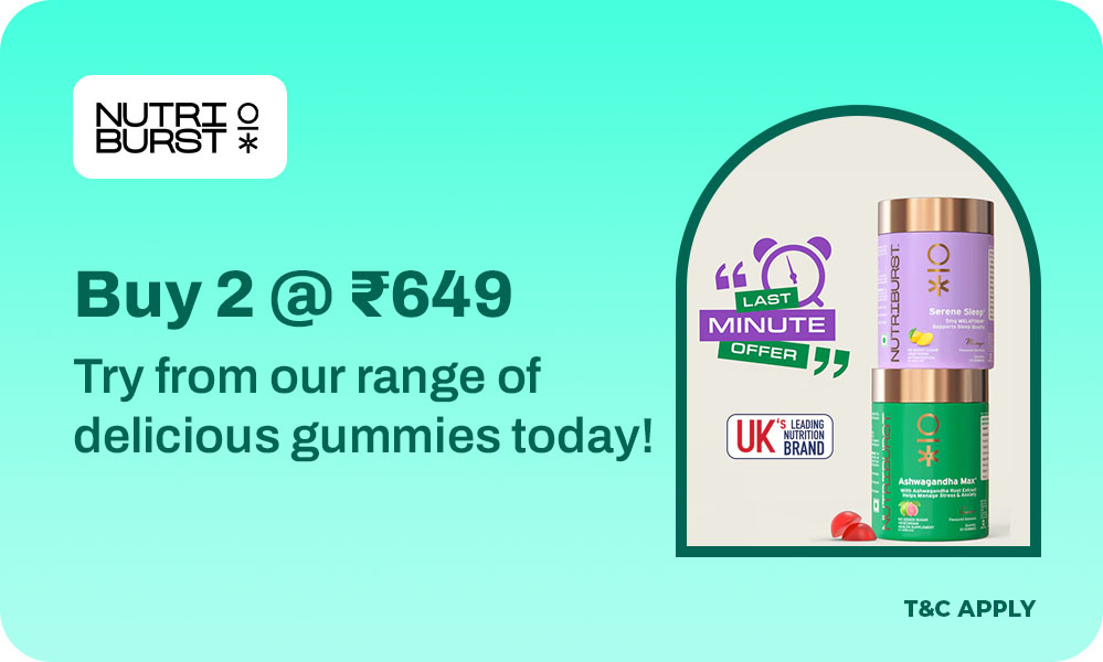 NutriBurst Last Minute Offer – Buy 2 @ ₹649