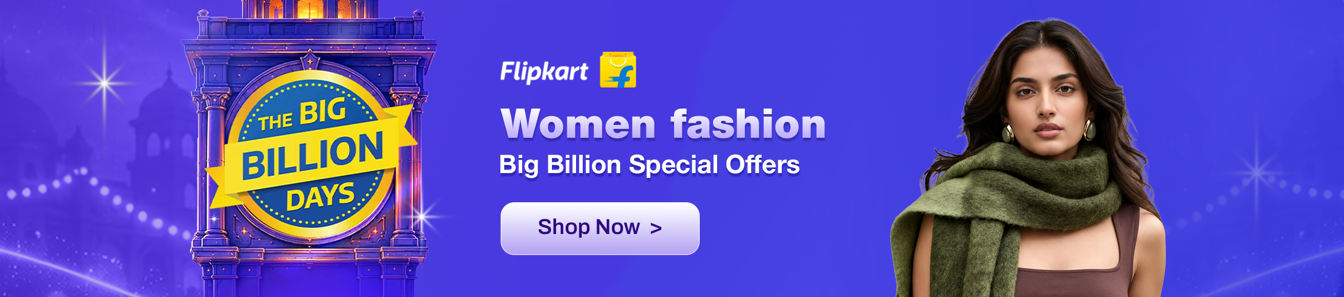 Flipkart Big Billion Days Offers & Deals on Women's Fashion