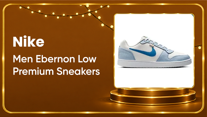 Nike Ebernon Low Premium Sneakers | Flat 50% Off
