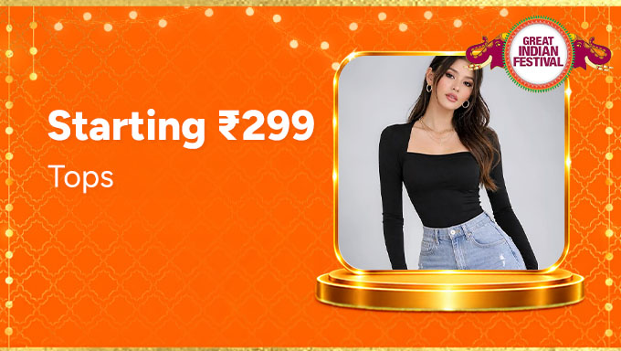 Trendy Tops Starting at ₹299
