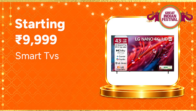 Smart TVs | Latest Models Starting From ₹9,999