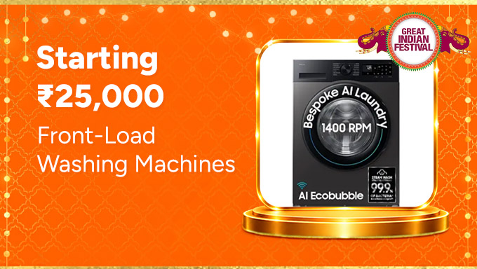 Front-Load Washing Machines | Advanced Models From ₹25,000