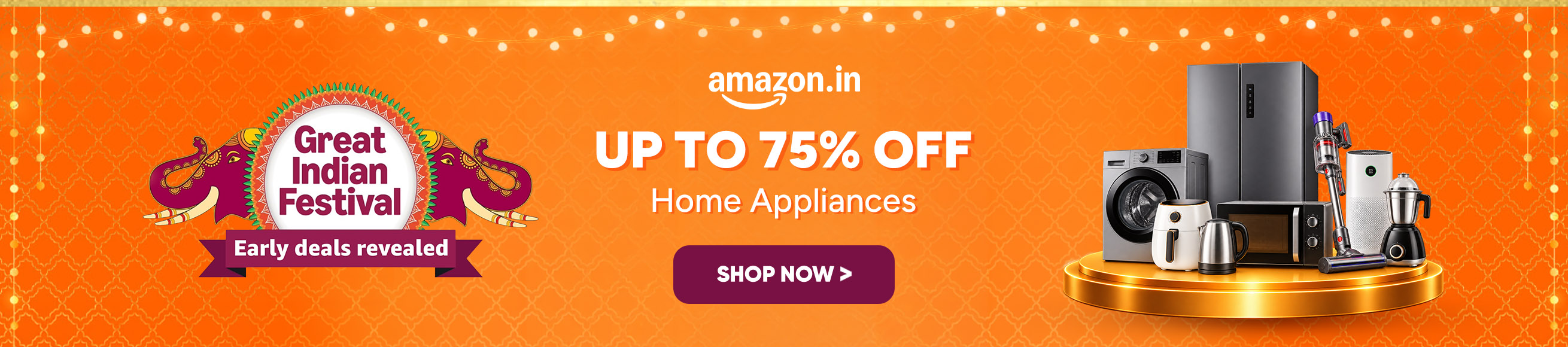 Amazon Great Indian Festival Sale 2026: Mega Deals on TVs & Large Appliances