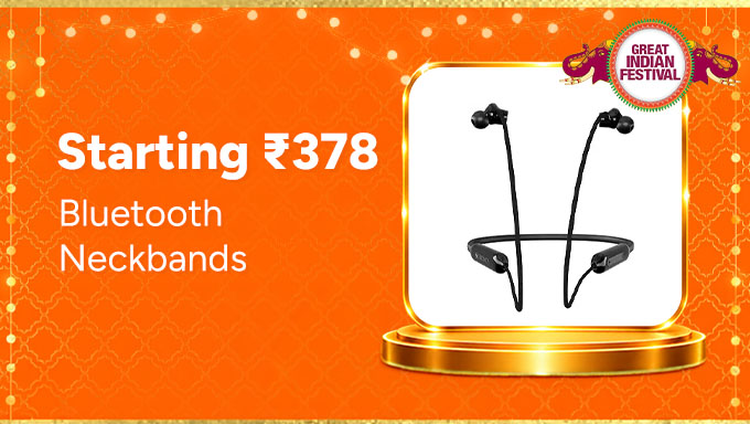 Bluetooth Neckbands | Wireless Audio Starting From ₹378
