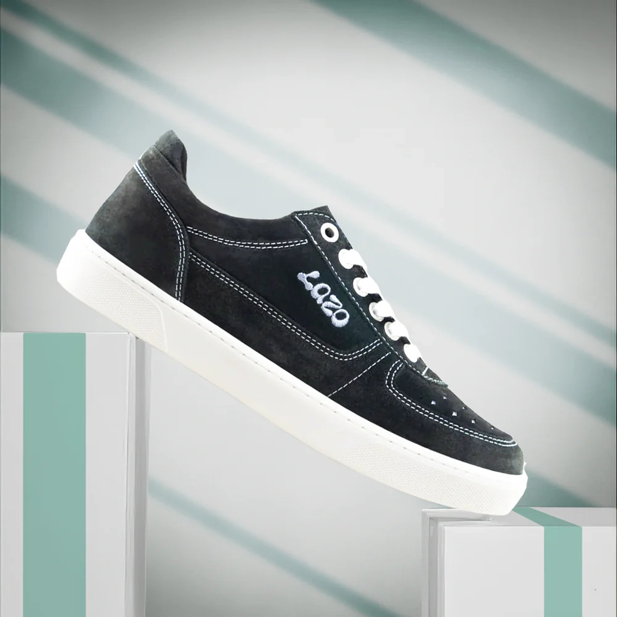 Lazo Hypernova Sneakers in Obsidian Black