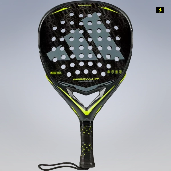 Adidas Arrow Hit Carbon 2026 Padel Racquet (Diamond, Full Carbon Attack)