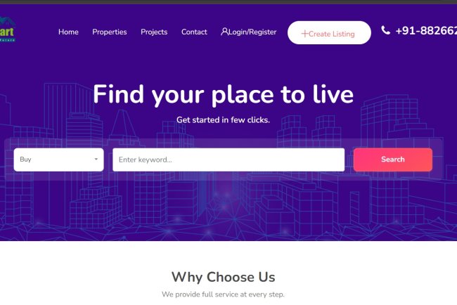Top Real Estate Property Search Portal Website in India