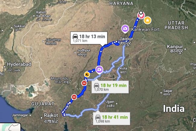 Ahmedabad Dholera Expressway Route Map