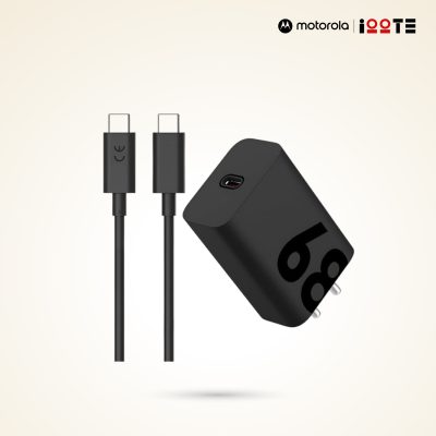 Motorola Turbo Power 68W USB-C Charger with Ganfast Technology EU pin