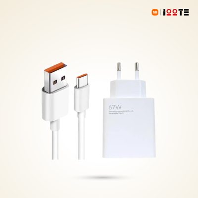 Xiaomi 67W Charger Set with Type-C Cable (MDY-12-ES)- EU [Original Manufactured]