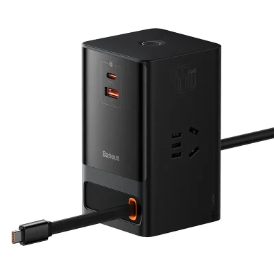 Baseus Gan5 Pro 65w Power Combo Digital Power Strip