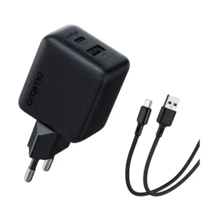 Oraimo Cannon Dual Port 18W Adapter with Type-C Cable OCW-5184E+M53