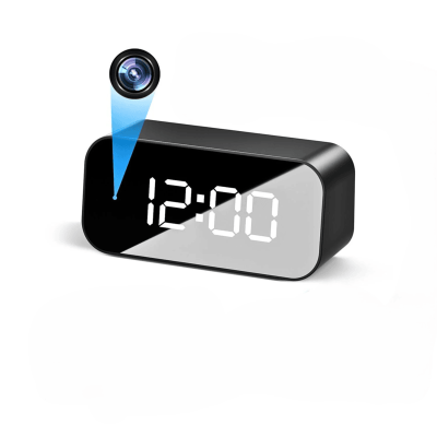 SW-100-Spy Table Clock Hidden Camera Wifi Night Vision