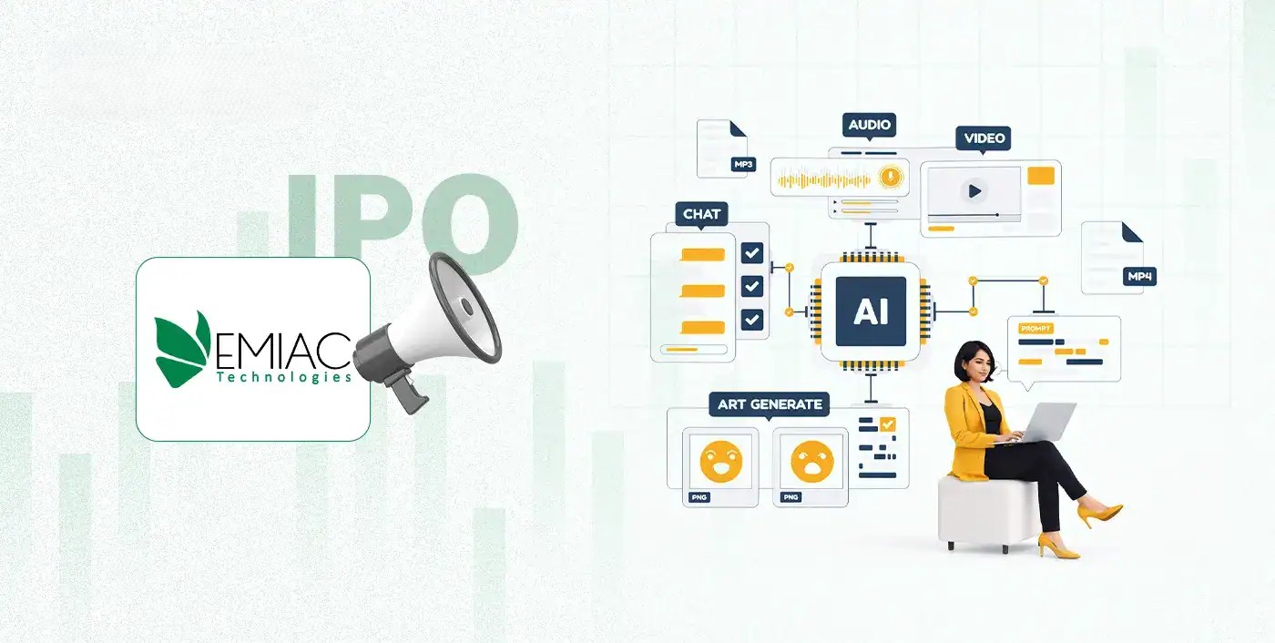 Emiac Technologies IPO Day 2 update: GMP trends and subscription status.