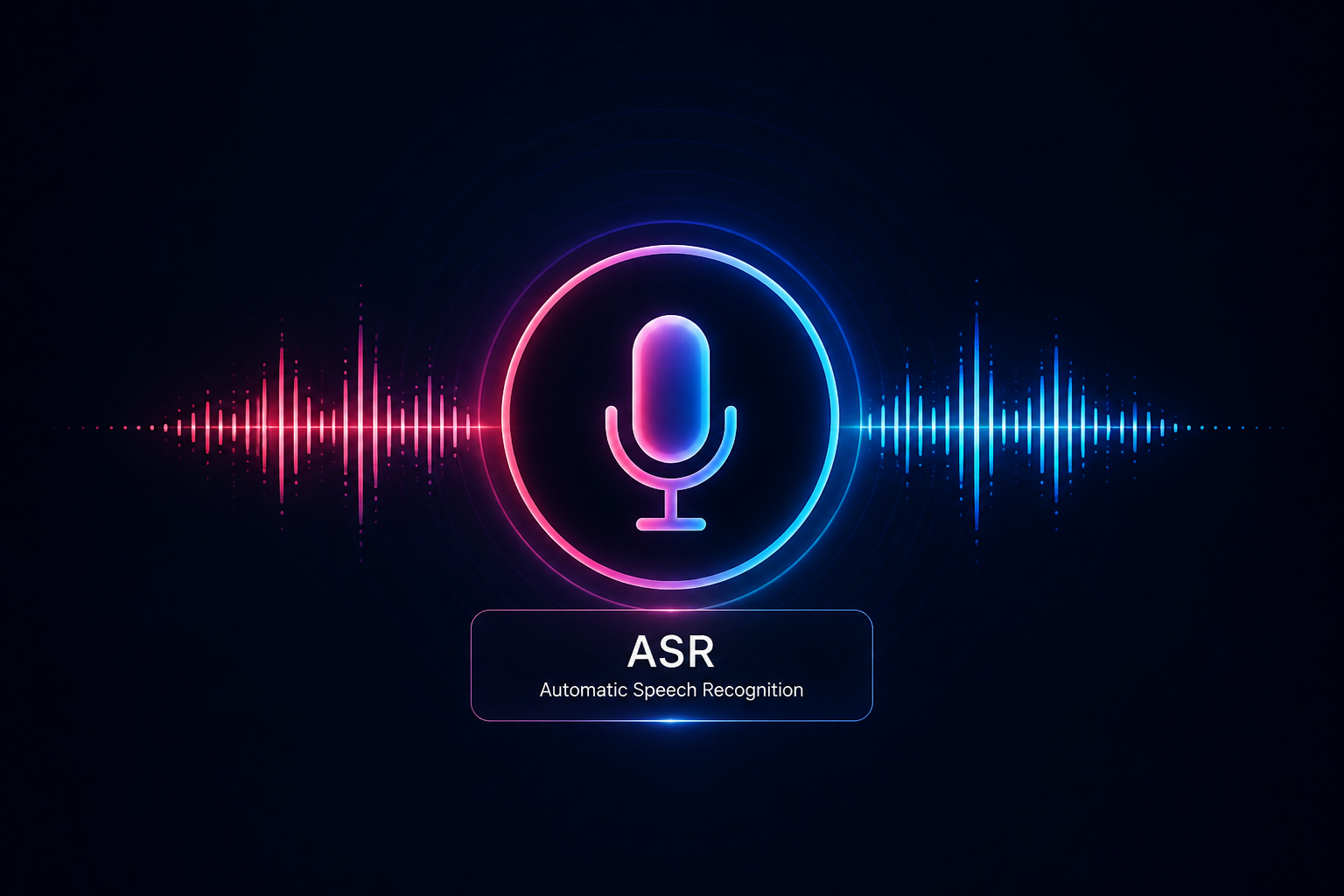 Automatic speech recognition (ASR)