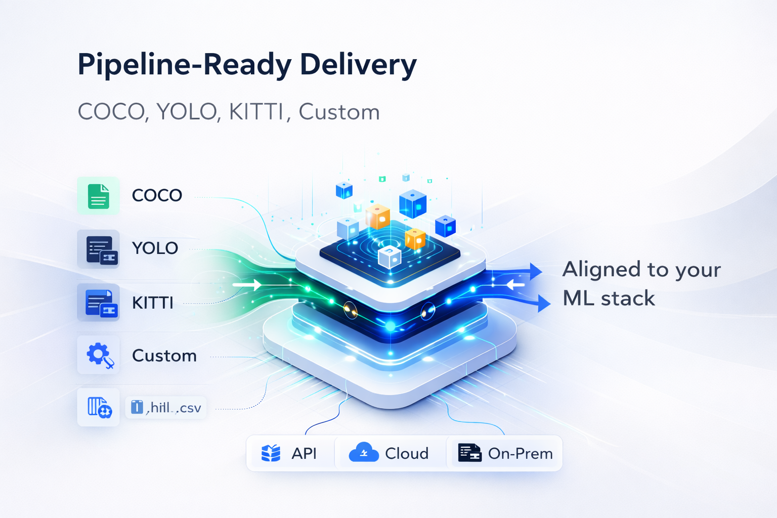 Tool-Agnostic, Pipeline-Ready Delivery