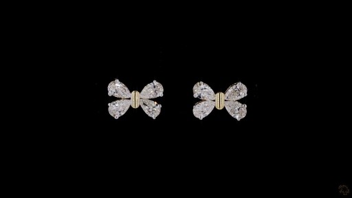 Butterfly Bloom Earrings – Lab-Grown Diamond Delight Thumbnail