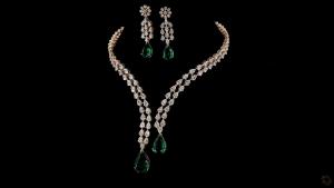 emerald-double-line-luxury-necklace-earring-set-4