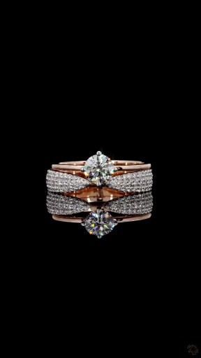 Rose Gold Solitaire Ring – 57 Diamond Brilliance Thumbnail