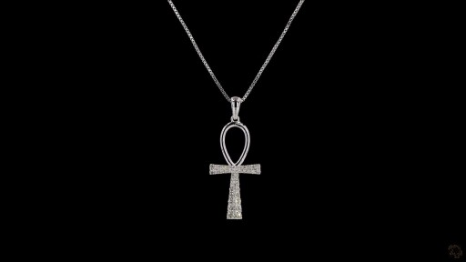 Eternal Life Diamond Ankh Pendant Preview