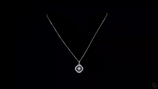 Radiant Bloom Diamond Pendant Preview
