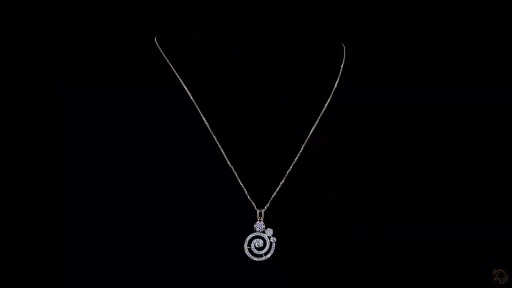 Infinity Swirl Diamond Pendant Preview