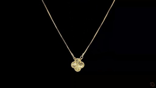 Golden Bloom Diamond Pendant Preview