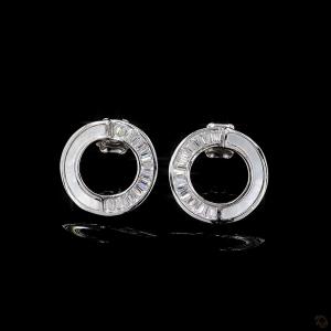 baguette-diamond-circle-earrings-in-white-gold-finish-1