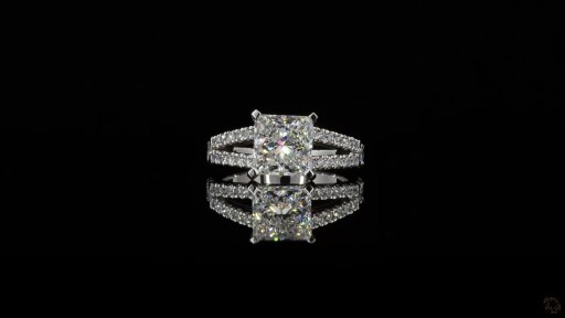 Celestial Spark Cushion Diamond Ring Thumbnail