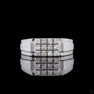 mens-square-cluster-diamond-ring-in-white-gold-finish-0