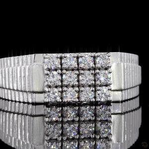 mens-square-cluster-diamond-ring-in-white-gold-finish-1
