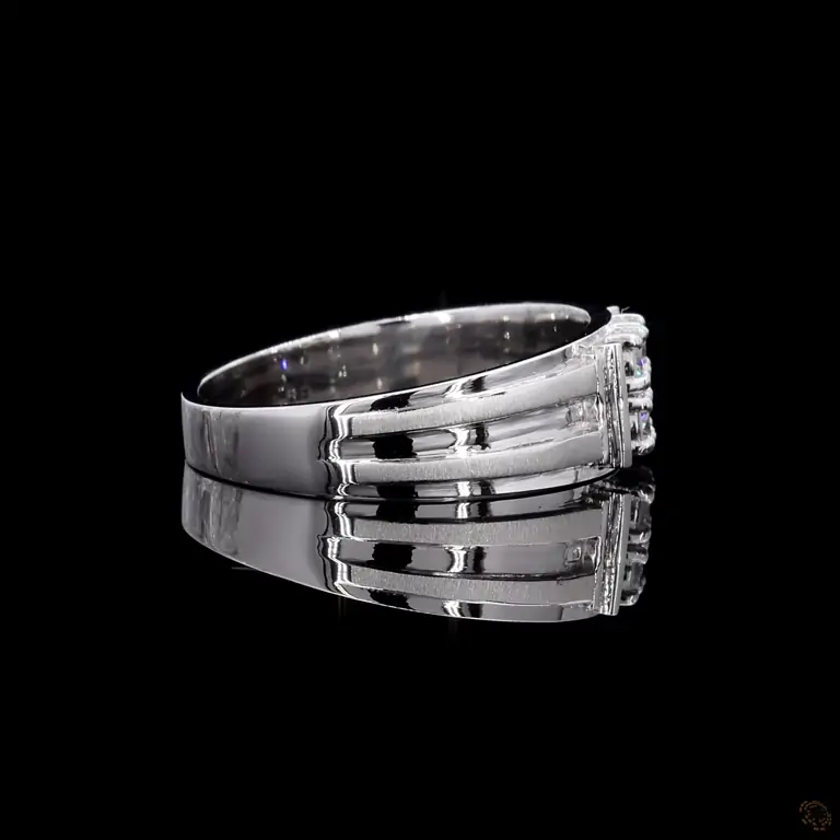mens-square-cluster-diamond-ring-in-white-gold-finish-preview