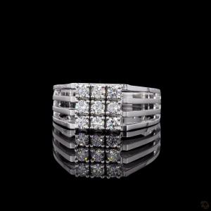 mens-square-cluster-diamond-ring-with-triple-row-shank-0
