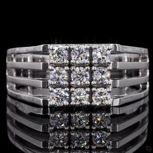 mens-square-cluster-diamond-ring-with-triple-row-shank-1